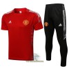 Manchester United Champions League Trainingsshirt Pak 2022-23 Rood Wit - Heren